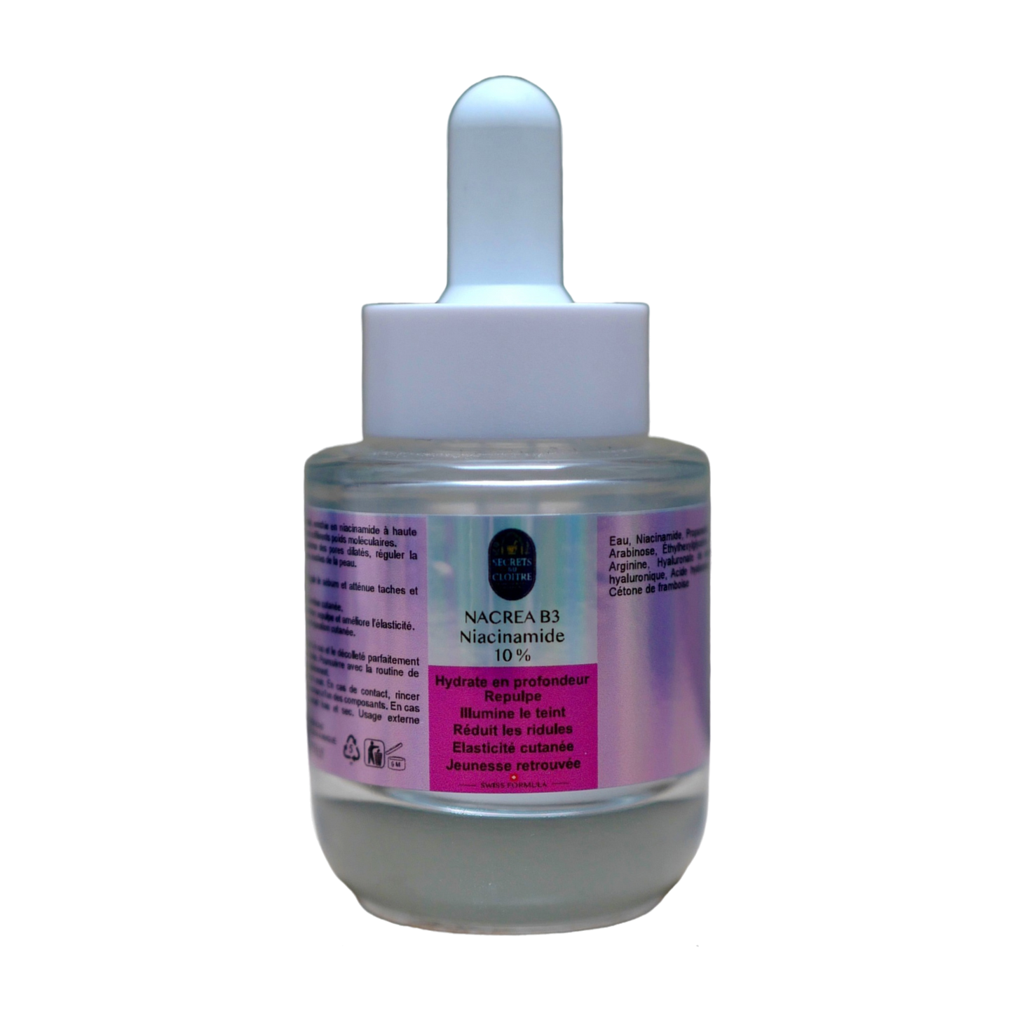 Nacrea B3 Sérum niacinamide 10% et prebiotiques
